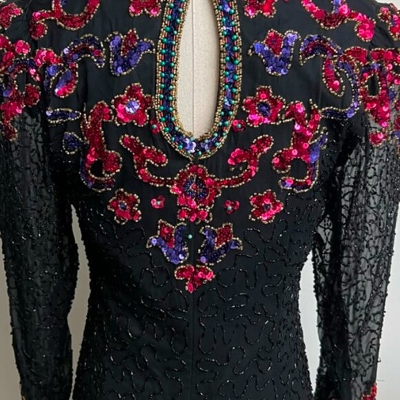 Black Short Rodeo Queen Dress - Picture 2 of 4